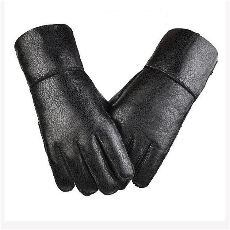 Завод Оптовая мех интегрированный овчины перчатки