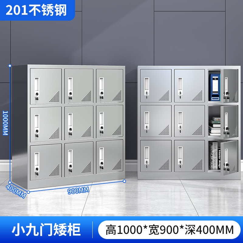 Gabinete bajo de acero inoxidable 304, información de herramientas para exteriores, archivador, armario de almacenamiento, cajón de piso con cerradura, armario de almacenamiento