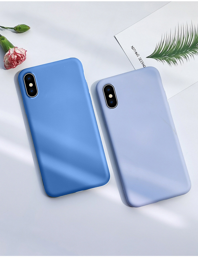 Apple X cep telefonu kılıfı için uygundur iPhonexsmax cep telefonu kılıfı XR düşmeyi önleyici ultra ince sert silikon 11 şeffaf beyaz xs