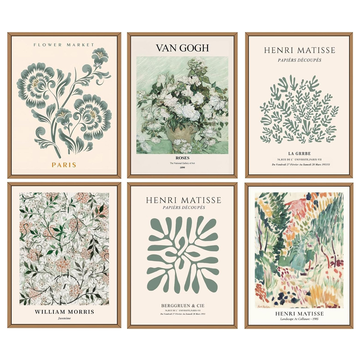 跨境抽象绿色帆布壁画墙面装饰海报图帆布画墙壁艺术房间家居装饰