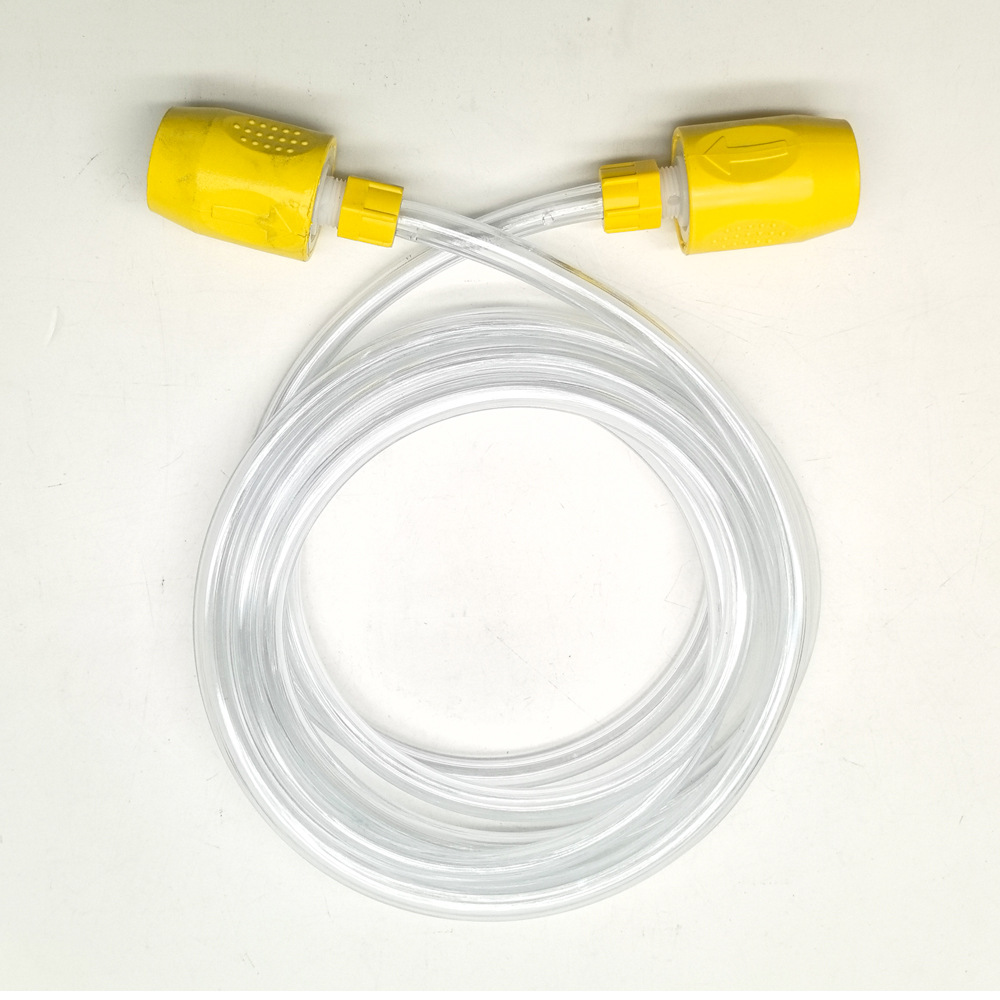 Puzzi 스프레이 2.5m 노란색 헤드가 있는 수도관 세트