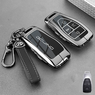 Static Rod/Key Bag — 700 Key Case, Titan 700 - model-b-leather-buckle-gunmetal-color