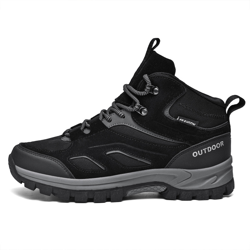 Transfronterizo otoño y invierno para hombres al aire libre zapatos de montaña zapatos de trabajo zapatos de protección laboral suela gruesa zapatos de senderismo resistentes al desgaste