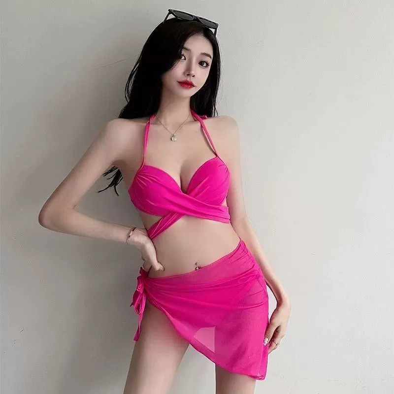 Sexy swimwear, supporting set, 3 piece set