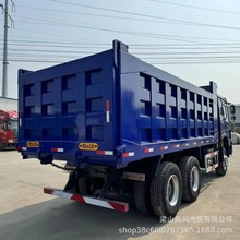 转让二手10轮豪沃自卸车 矿用双桥工程车 右驾驶舱砂石料倾斜车