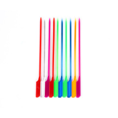 Factory supply 18cm PC material sticks, wholesale plastic sticks, vegetable, meat balls, hot pot, spicy soup chopsticks