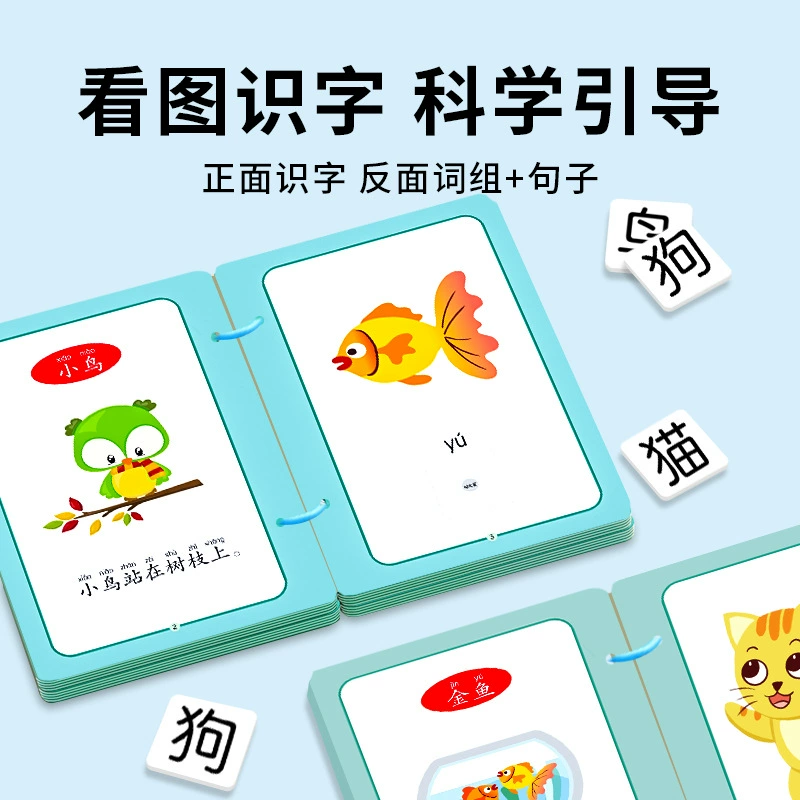 Word card, cards for early age, early education, 3-6 years, training, literacy, can bite