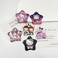 卡通可爱五角星KT猫库洛米吊坠挂件DIY手机链包挂钥匙扣饰品配件