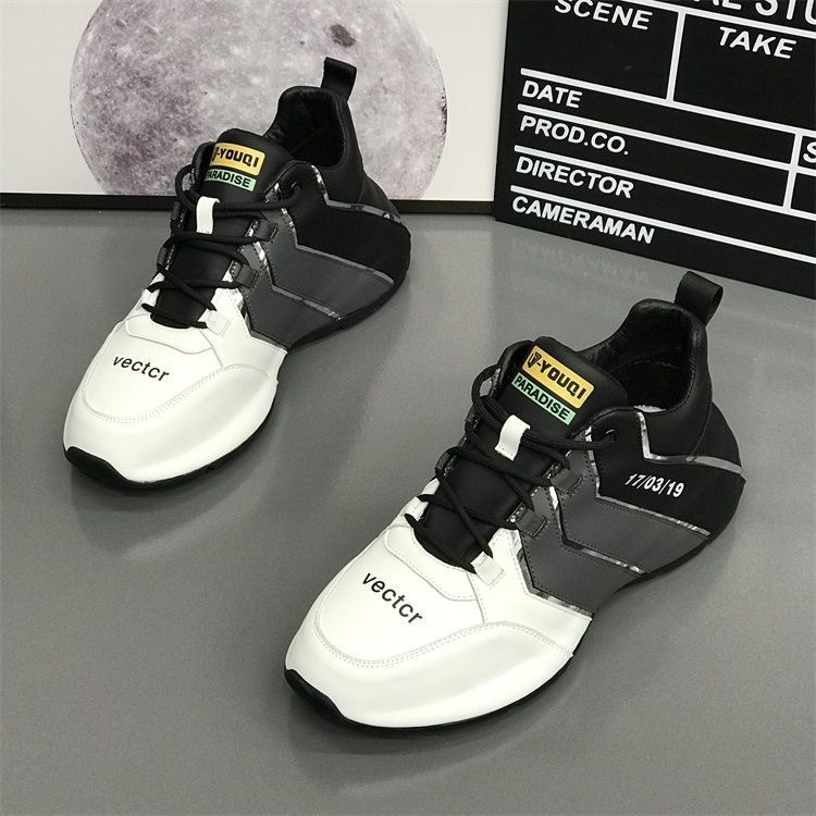 Title 8, Nouvelles Chaussures de mode en cuir à lacets, ...