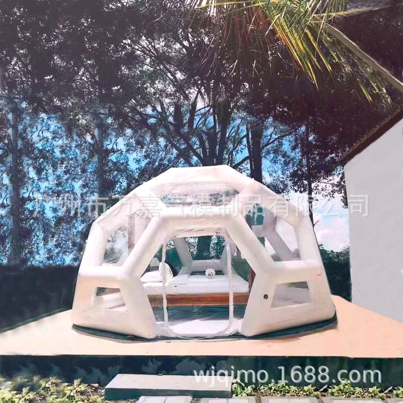 户外创意民宿充气泡泡屋星空帐篷网红泡泡屋透明泡泡屋帐篷气模