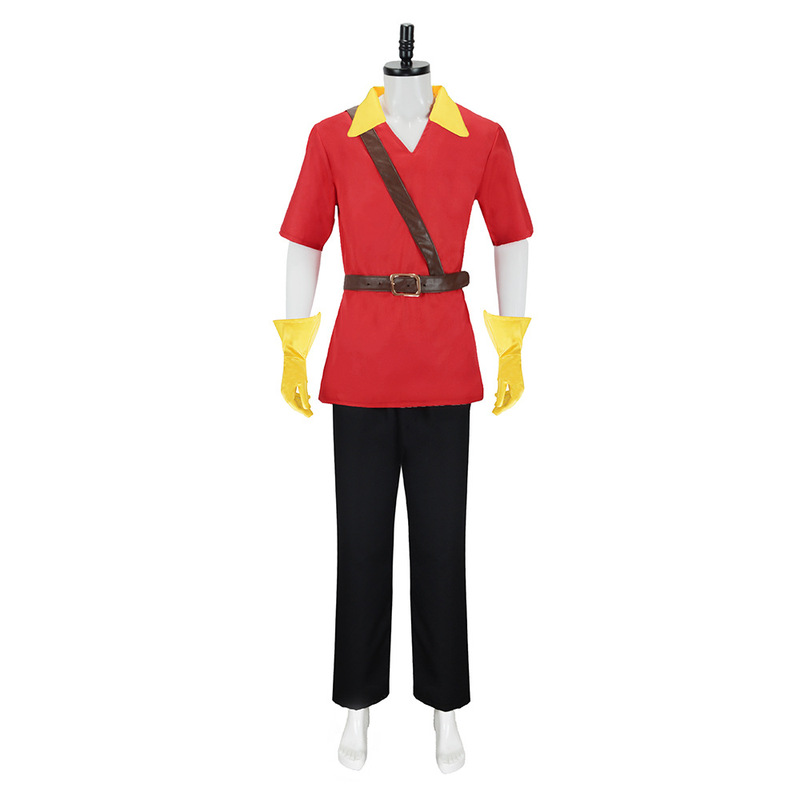 Beauty and the Beast Cos Costume Hunter Gaston Gaston Same Style Cosplay Halloween Factory Ready Stock Beauty and the Beast Cos Costume Hunter Gaston Gaston Same Style Cosplay Halloween Factory Ready Stock