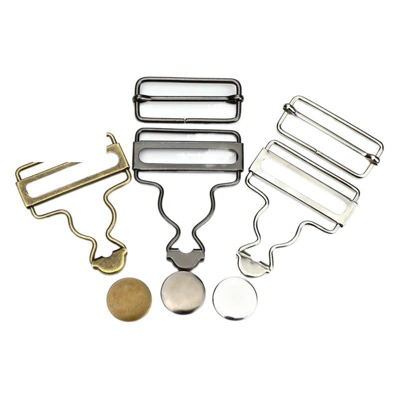 Pantalones pantalones de mezclilla de suspensión hebilla de metal gancho ajustable pantalones de mezclilla pantalones de suspensión hebilla japonesa hebilla accesorios al por mayor