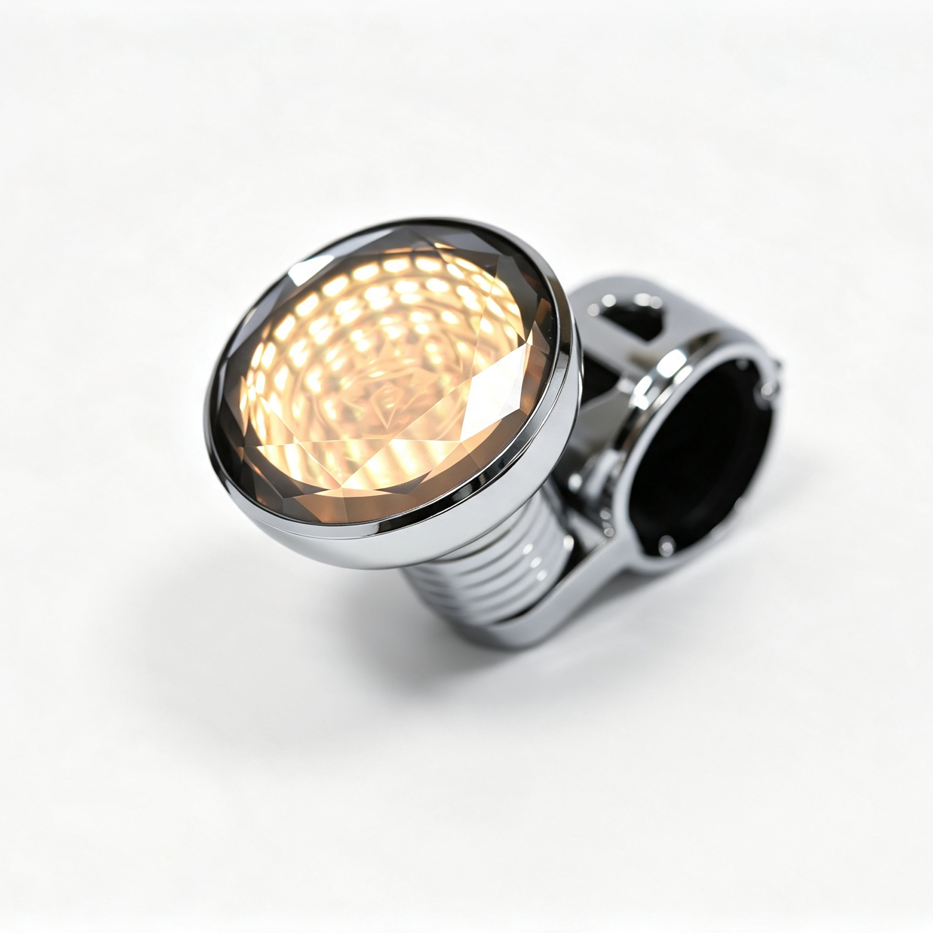 Cross-border new LED crystal steering wheel assist ball, car steering wheel assist device, car steering aid