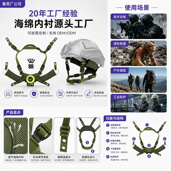 Helmet Suspension System Wendy Lining Mich Kevlar Tactical Accessories Tactical Helmet Lining