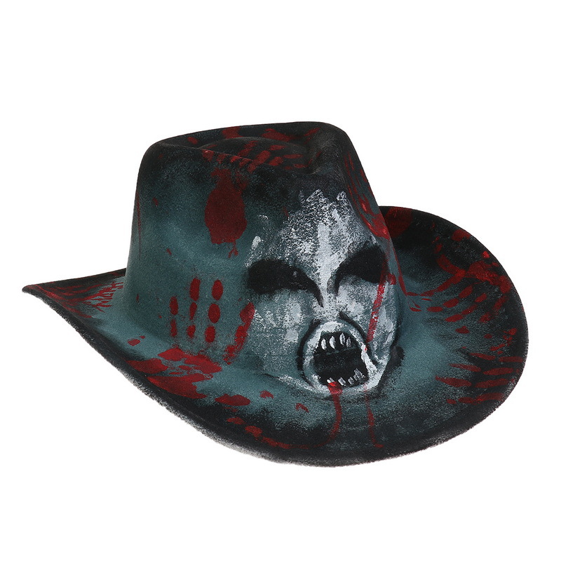 Halloween Party Bunte Ball Leistung Hut Geist Festival Requisiten Cowboy Schneemann Muster_voghion.com