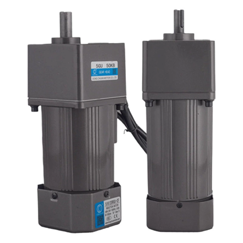 Редукторный двигатель с регулировкой скорости, трехфазный/однофазный, асинхронный, с ременным приводом, 220В, микро-двигатель