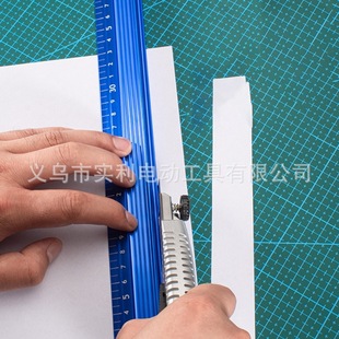 Multifunctional Aluminum Alloy Protective Straight Ruler 20cm 30cm 60cm 80cm Non-Slip Woodworking Tool