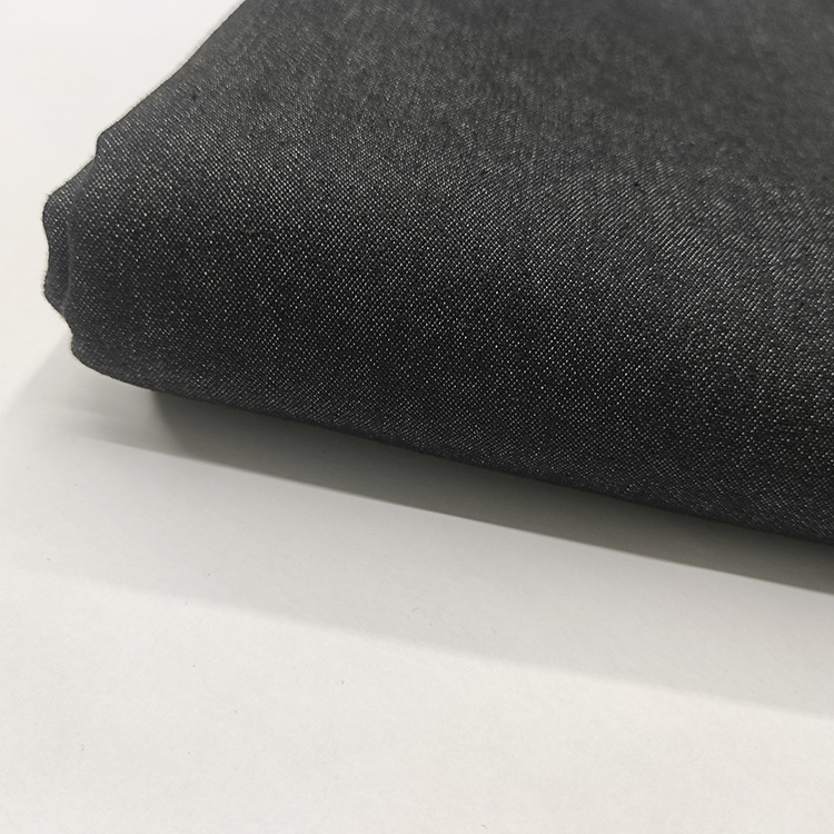 Tejido de poliéster de alta calidad 215gsm estirable imitación de denim