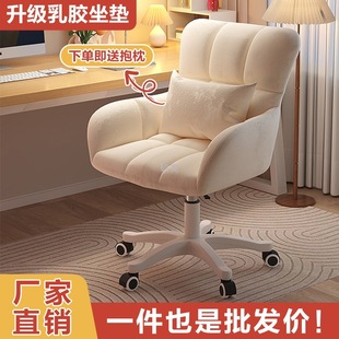 Computer Chair, Bedroom Makeup Chair, Girls' Dressing Table Chair, Sedentary Backrest Lifting Swivel Chair, Student Dormitory Chair
