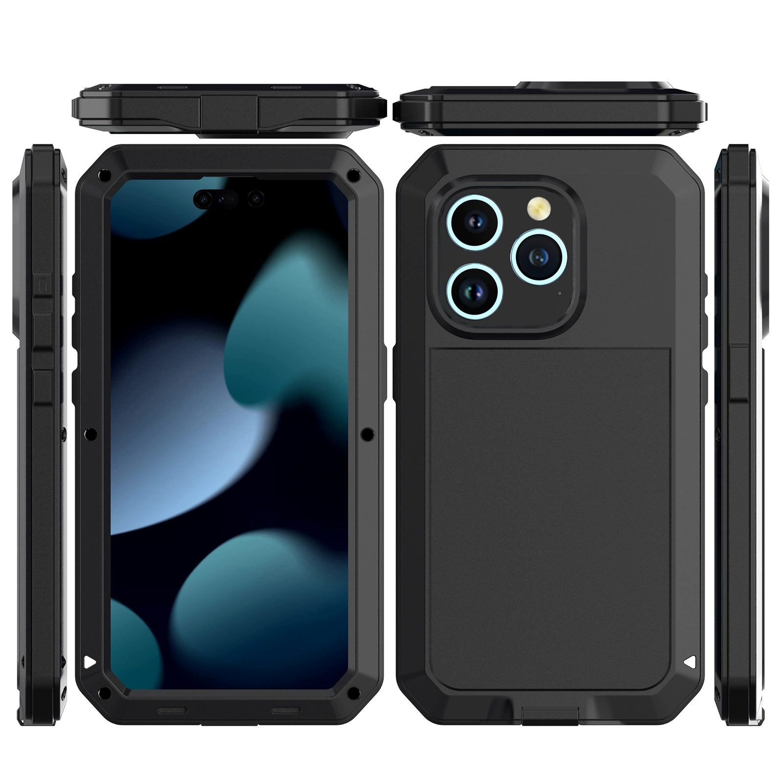 Apple, совместимый металлический чехол для телефона, защищает от пыли, воды и ударов, мобильный телефон, защитный чехол, iphone, защита от падения