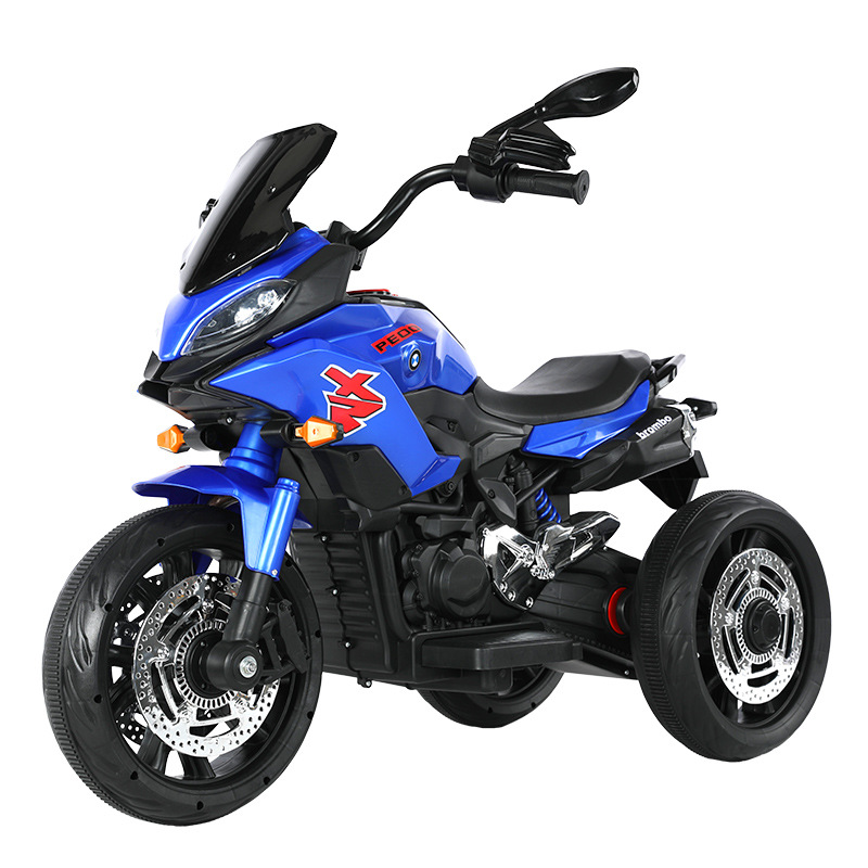 Motocicleta eléctrica para niños batería de doble tracción triciclo bebé coche de juguete para niños de 3 - 12 años