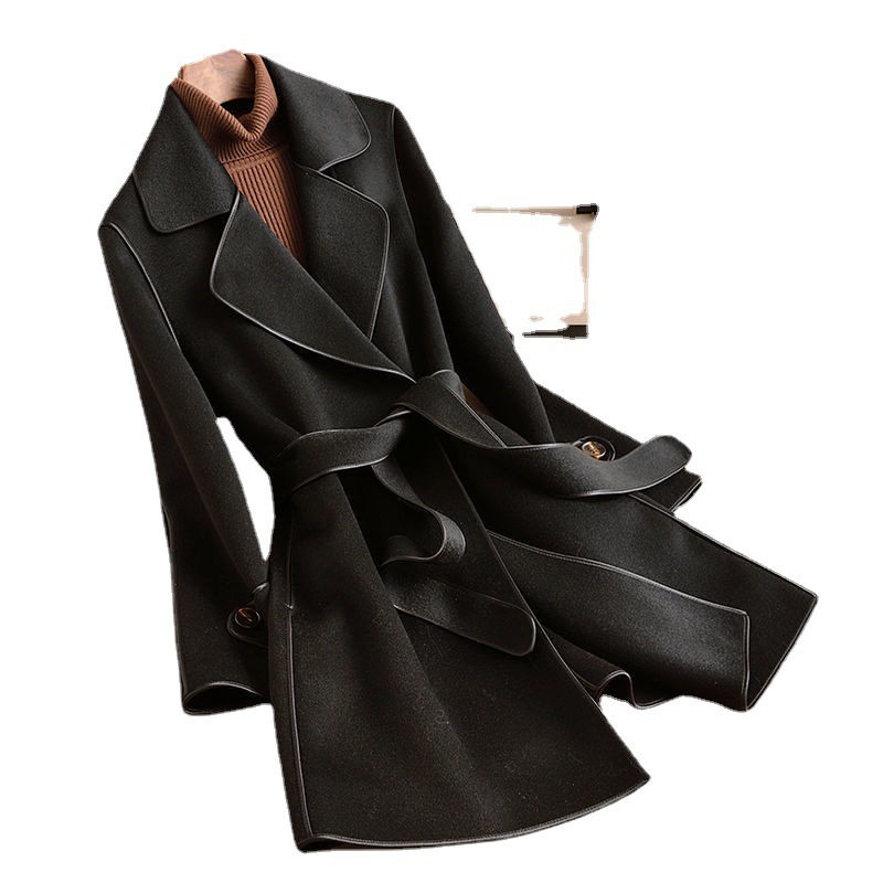 Women's Clothing Double sided woolen coat_voghion.com