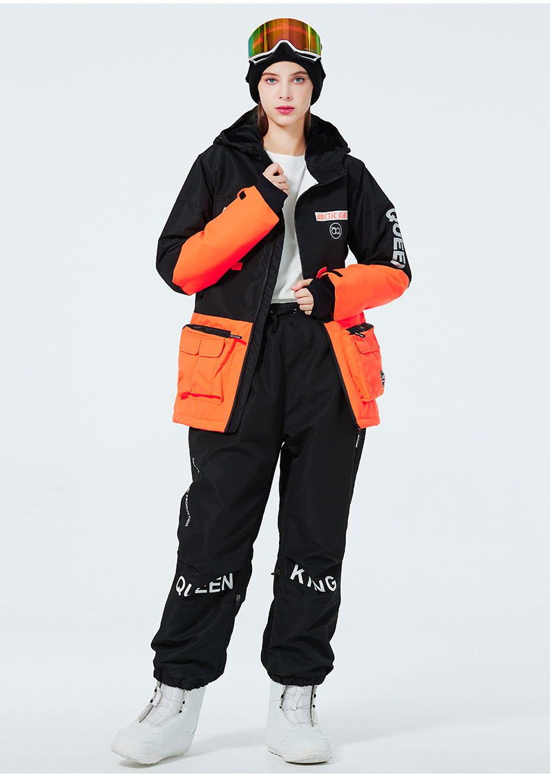 Men's Clothing Ski suit set for men and women couples warm and thick ski suit set single board double board ski suit_viptrois.com