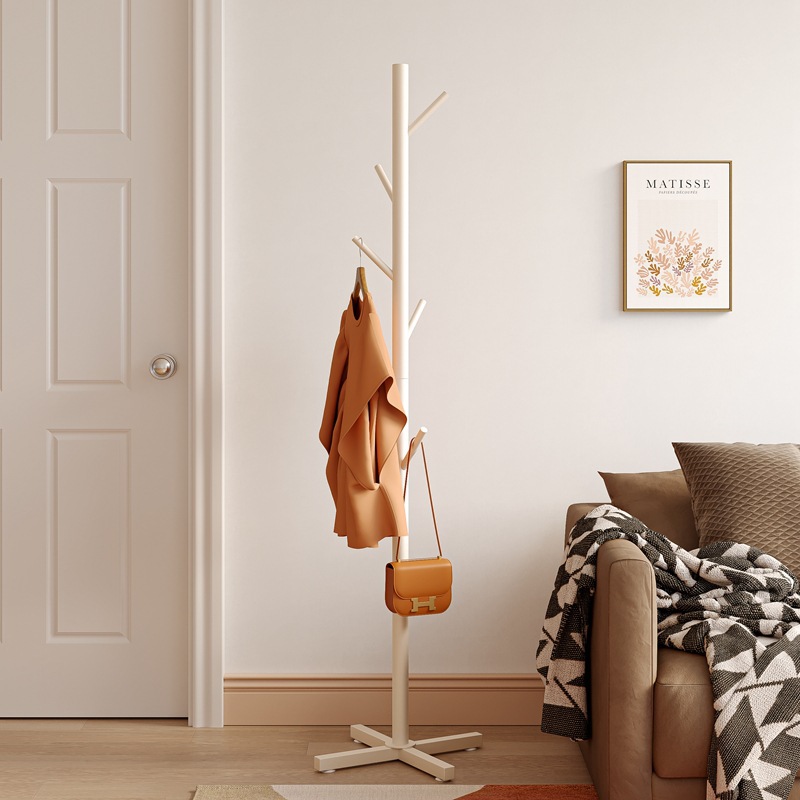 가벼운 고급 코트 랙 간단한 현대 교수형 가방 옷 랙 바닥 침실 간단한 인터넷 인기있는 가정용 의류 랙