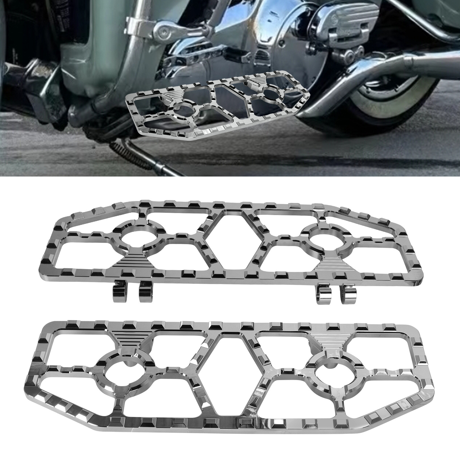 Suitable for Harley Big Glide Road Big Glide Modified Driver Passenger Big Pedal 1986-2023