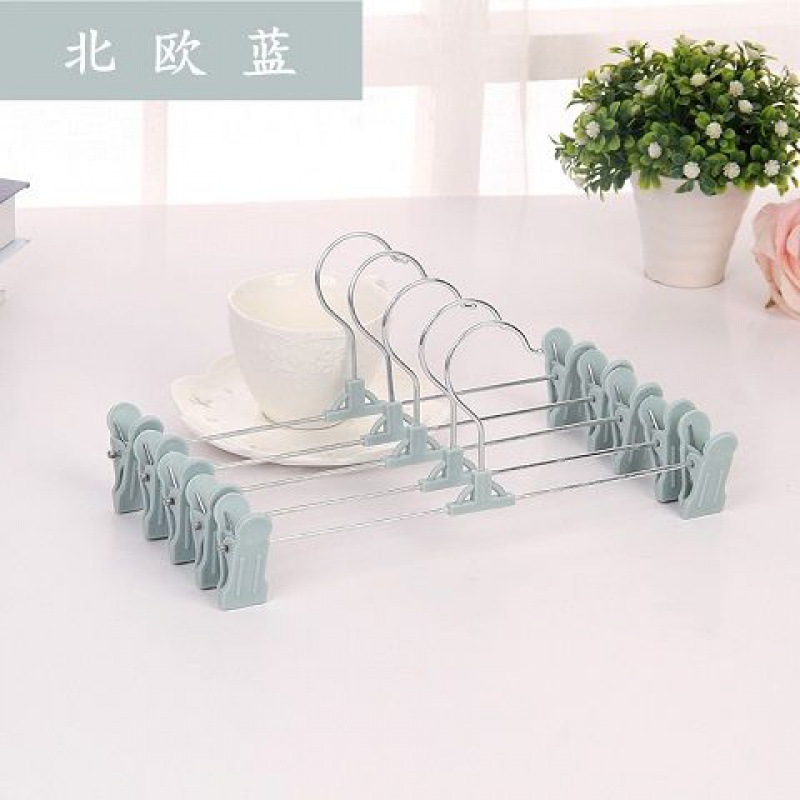 coat hanger Clamp 5 Trouser stand Telescoping Trouser clip wholesale non-slip Pants rack household Skirt clip One piece wholesale