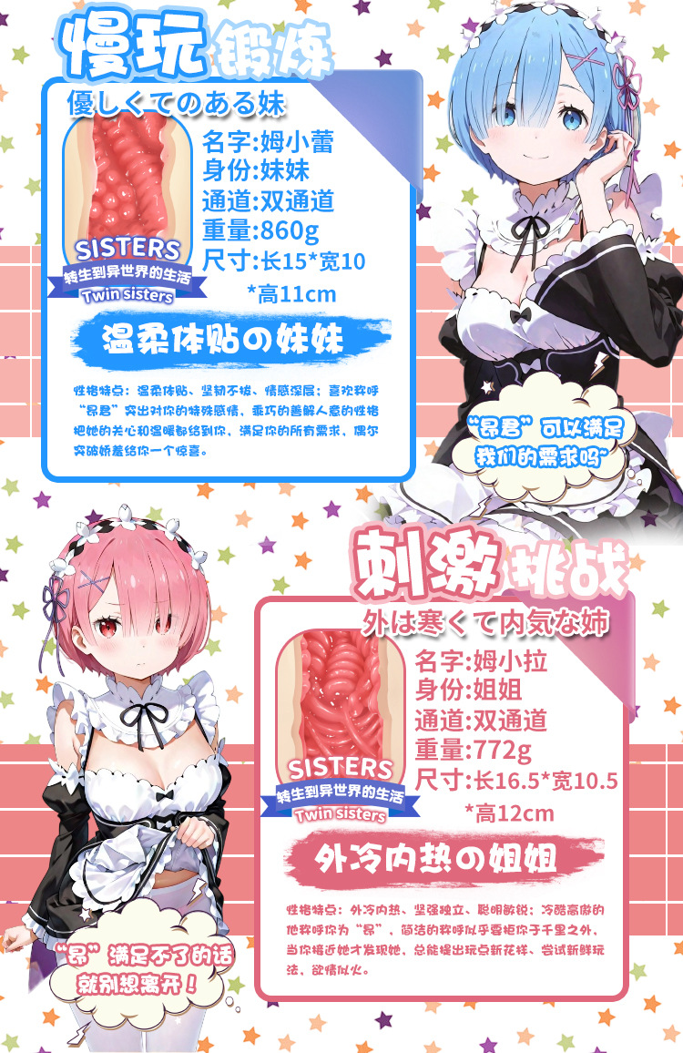Jiuai Twin Sisters Half-Body Masturbator, TPE Inverted Mold, Manual Use — detail image 21