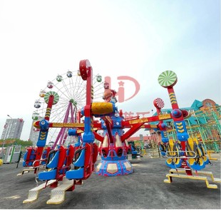 Outdoor Large-Scale Shenzhou Moon Landing Scenic Park Large-Scale Amusement Park Equipment Shenzhou Moon Landing Internet Celebrity Amusement Equipment