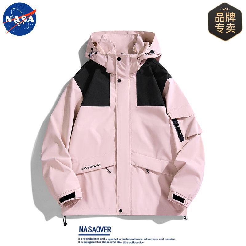 NASA invierno al aire libre calentamiento de algodón de grafeno pareja chaqueta con capuzas casuales a prueba de frío chaqueta de algodón de asalto hombre