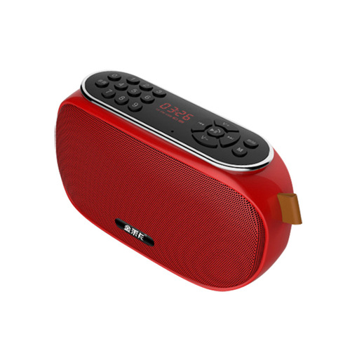 Jinlaika J19 Bluetooth audio multi-function subwoofer USB flash drive household FM small plug-in card player speaker wholesale