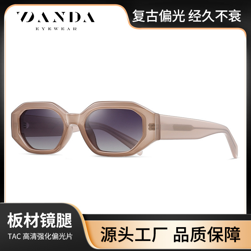 Nuevas gafas de sol polarizadas de placa S26122 personalidad transfronteriza gafas de sol multilaterales irregulares gafas de sol para exteriores
