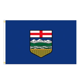 速卖通亚马逊外贸旗帜加拿大各省旗Alberta阿尔伯塔省旗90*150cm