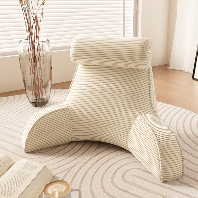 코듀로이-허리베개-오프화이트