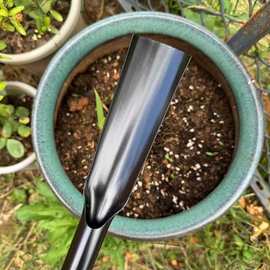 不锈钢一体铲多肉移植盆栽种花小铲子挖野菜松土花铲多功能园艺铲