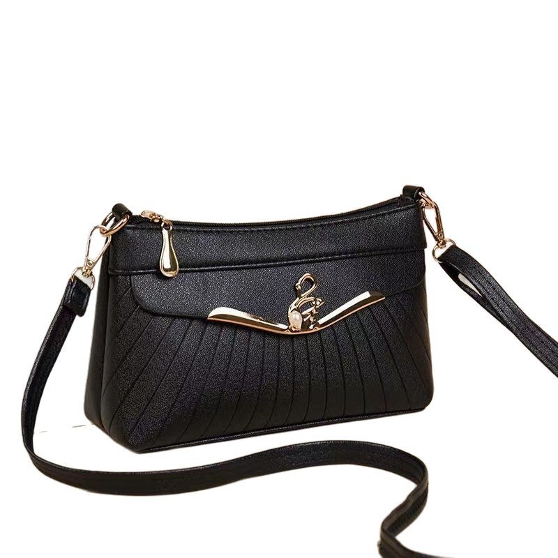 Bolsa de Madre de mediana edad bolsa de mensajero 2022 nueva bolsa de teléfono móvil versátil anciano compras hombro de cuero suave bolsa pequeña