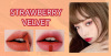 Matte strawberry, lip gloss, suitable for import, does not fade, wide color palette