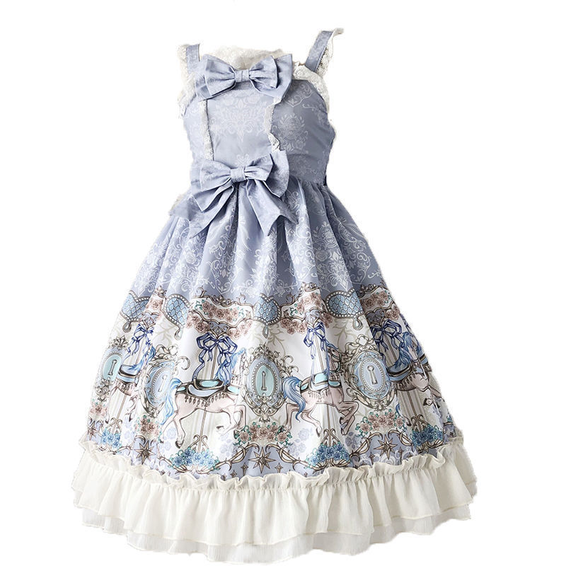 ロリータのスカートのフルセットjskのかわいい少女の洋服lolitaの背が低いです。|undefined