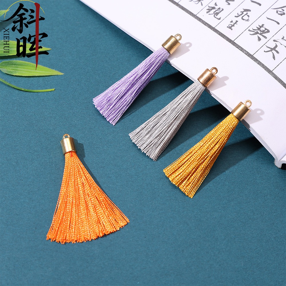 Wholesale Mini Handmade DIY Tassel Bookmarks, Clothing Pendants, Earrings, Keychain Charms, and Accessories