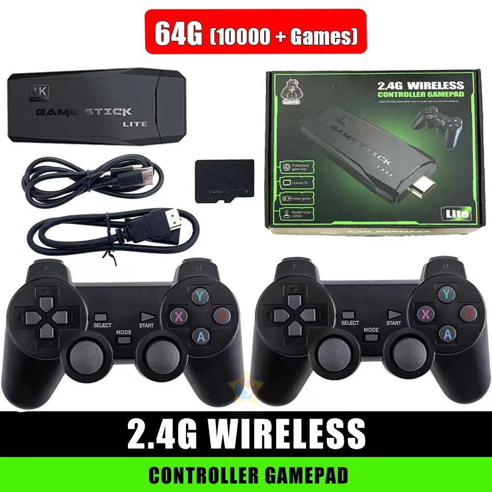 Consola juegos doble mini 2.4g transfronteriza hdmi alta finición, clásica nostálgica m8