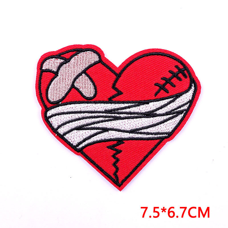 8g Weight Cloth Sticker Event & Party Supplies Clothing Sticker Patches Classification Lips, Letter Pattern Retro, Punk Style Retro Punk Lips Letter Clothing Sticker Patches Cloth Sticker 8