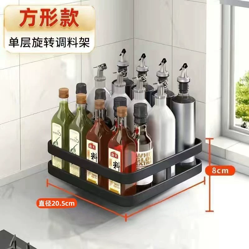 Rotating multilayer cart for bedroom, universal storage system for bed