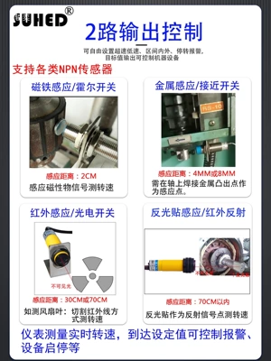 tachometer Display Linear Speed Sensor