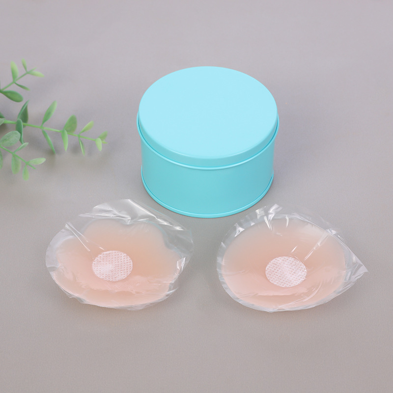 Pegatinas de mama de silicona pegatinas de pecho anti-bump de mujer correa de boda invisible pecho grande y pequeño natación impermeable anti-exposición pezón pegatinas