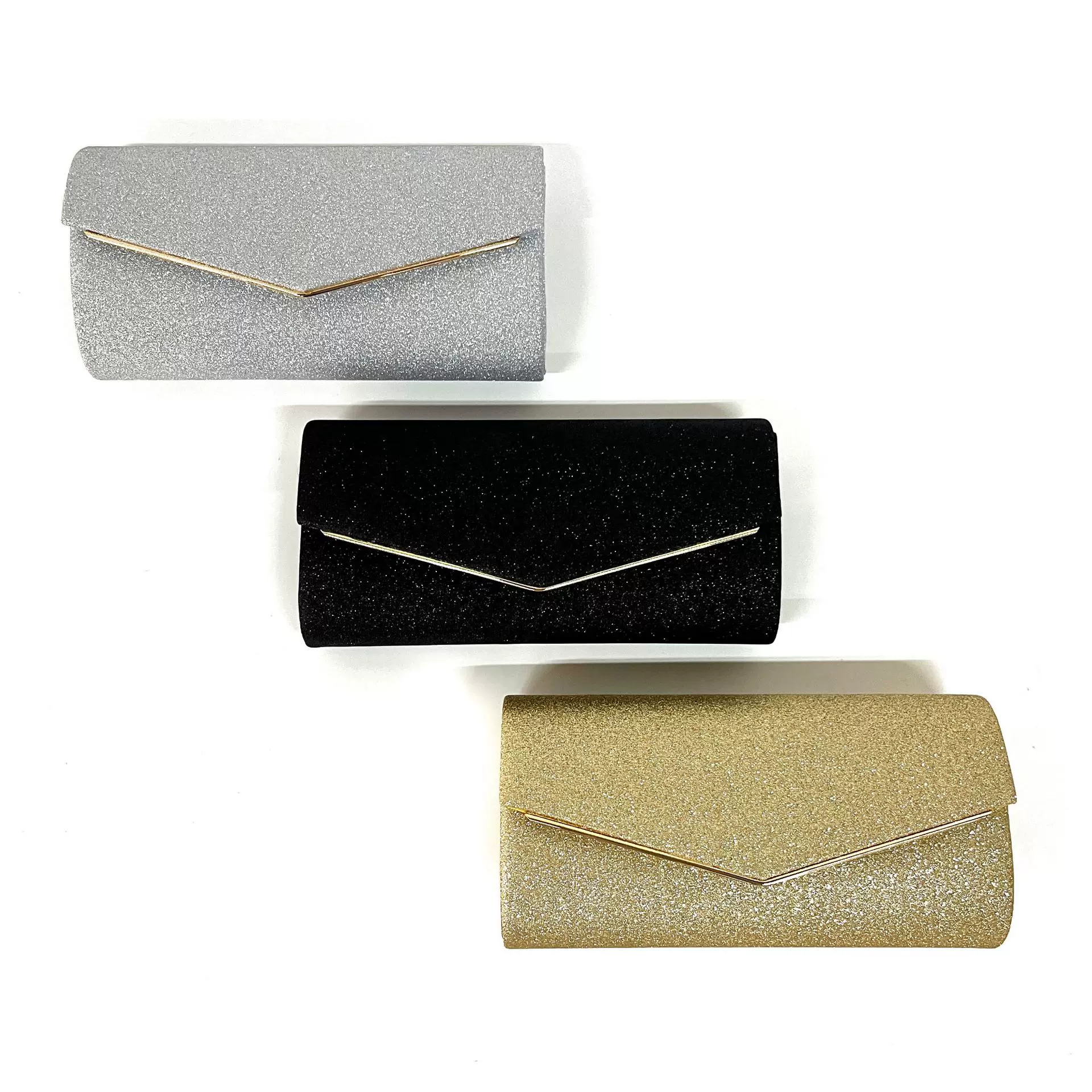 外贸新款女式晚宴包纯色翻盖新婚礼服包链条包女式晚宴宴会包