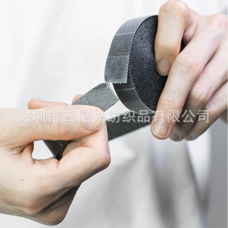 厂家现货可撕背对背魔术贴数据线收纳可随意撕拉双面自粘魔术贴