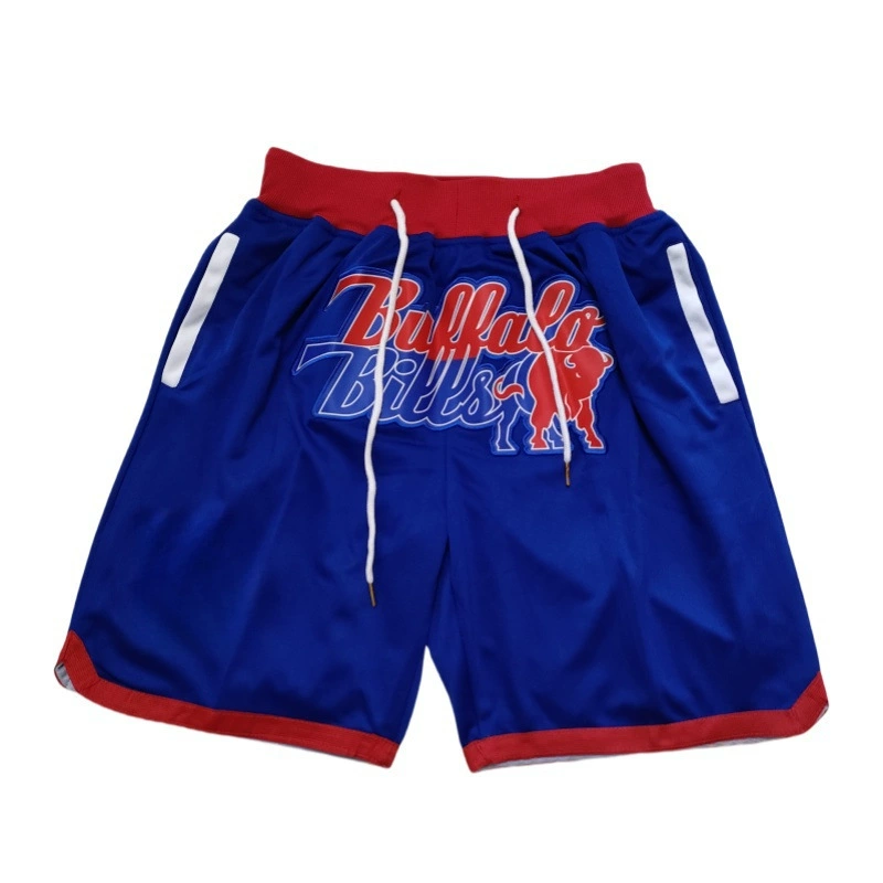 Шорты (JD) в стиле MLB/NFL, с вышитыми логотипами, лёгкие и дышащие, S–XXL